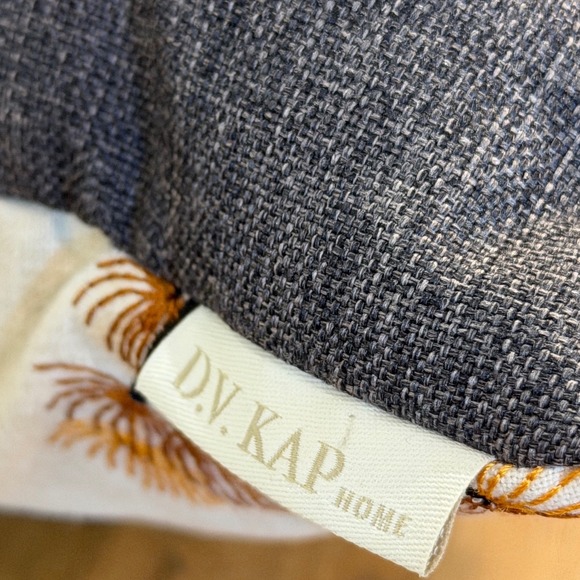 DV Kap Home‎ Decorative Pillow Cover | Embroidered Tree Branch Pattern | 23x23" - Picture 4 of 5